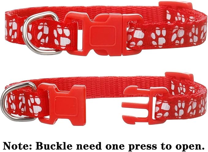 12 Pack Puppy Collars for Litter, Adjustable Puppy ID Collars Soft Nylon - Image 3