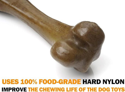 Tough Dog Toys for Aggressive Chewers, Indestructible Dog Toys, Nylon Dog Bones - Image 6
