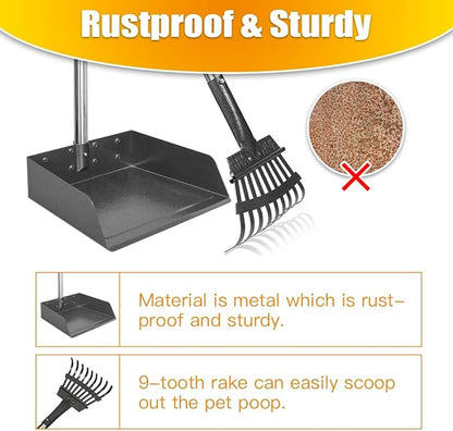 TOOGE Larger Pooper Scooper for Large Dogs, Dog Pooper Scooper for Large Medium - Image 4