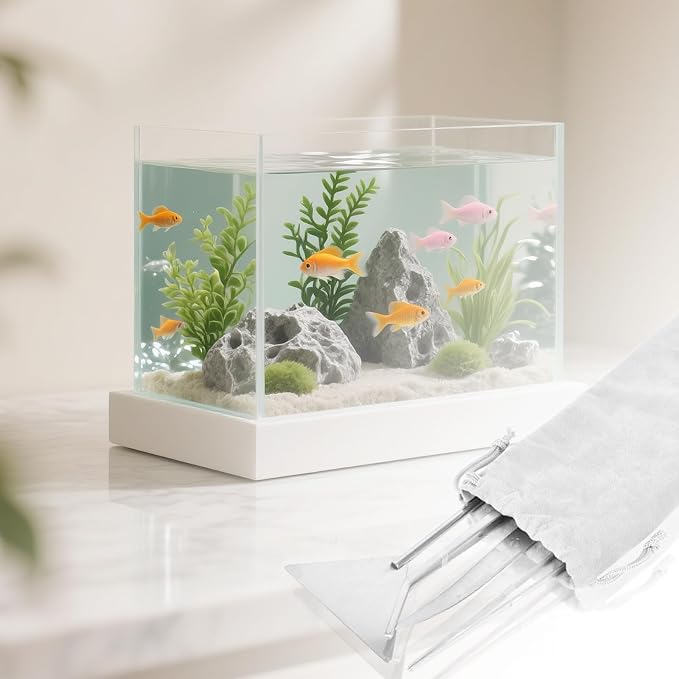 Aquarium Aquascaping Tool Stainless Steel Aquascape Tools Kit 4 in 1 Anti-Rust - Image 7