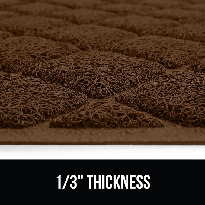 GORILLA GRIP Cat Litter Box Mat, Water Resistant, US Designed Kitty Litter - Image 9