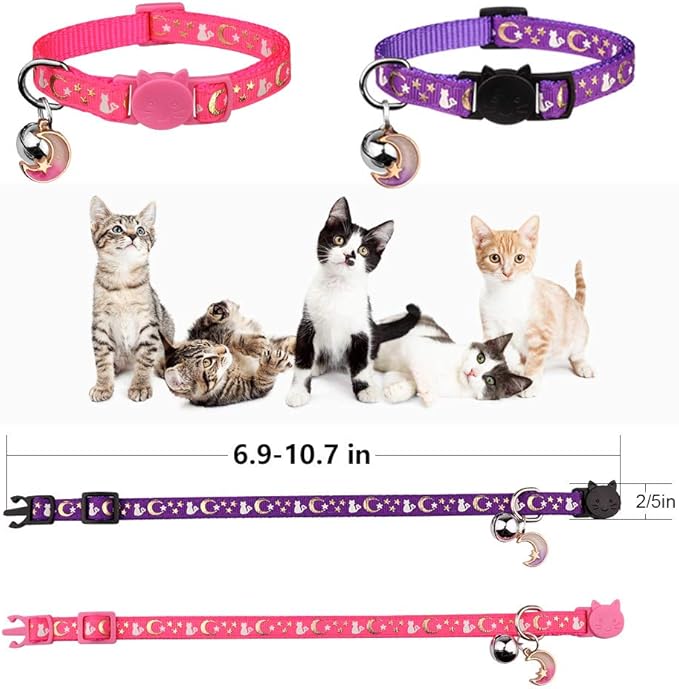Baeuppit 2PCS Breakaway Cat Collars - Image 5