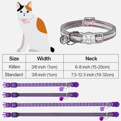 Taglory Reflective Cat Collar Breakaway - Image 6