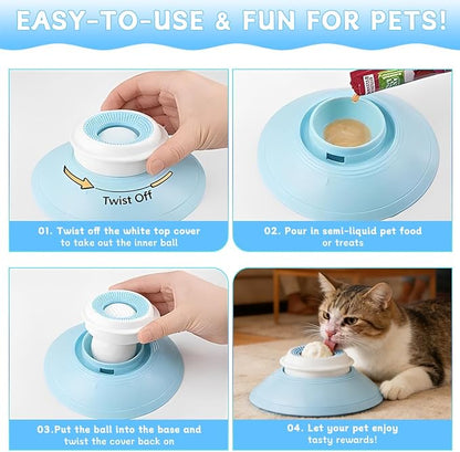 2026 New Lick Sphere Dog, Anxieties Relief Slow Feeder Dog Lick Ball Treat - Image 6