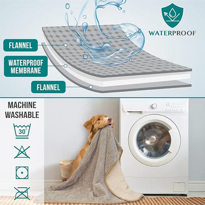 PetAmi Waterproof Dog Blanket, Leakproof Puppy Blanket - Image 4