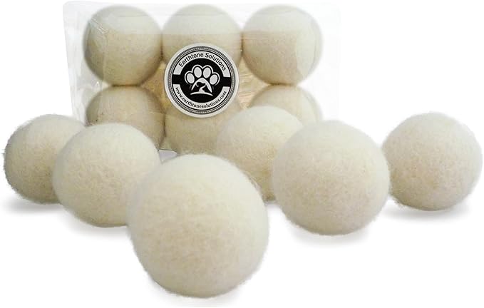 Balls for Cats - Felt Wool Cat Toy Balls for Small Pet Fetch and Play - Eco by EarthtoneSolutions