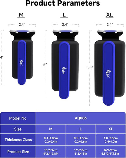 AQQA Magnetic Aquarium Fish Tank Glass Cleaner, Dual-Blades Algae Scraper Glass - Image 8