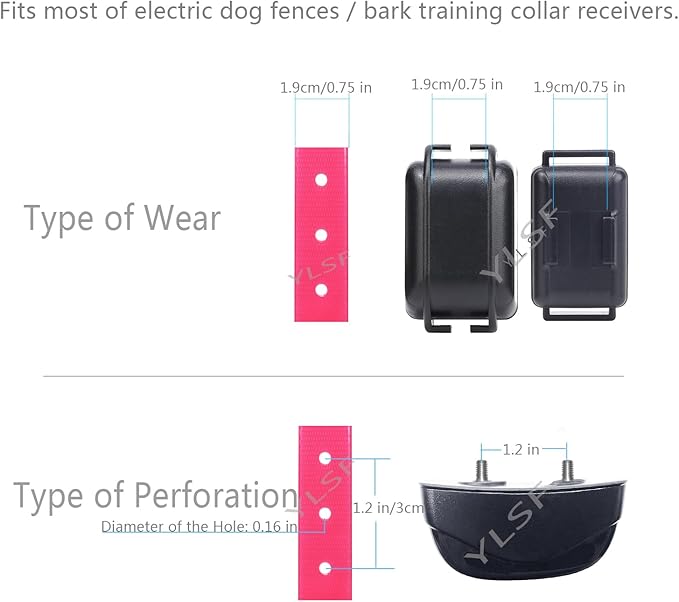 Dog Collar Strap for Most of Electronic Training Shock Collar - Image 2