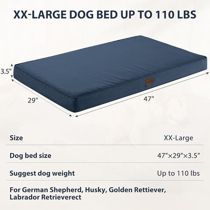 BFPETHOME Outdoor Dog Beds for Large Dogs, Waterproof Dog Bed for Medium - Image 4