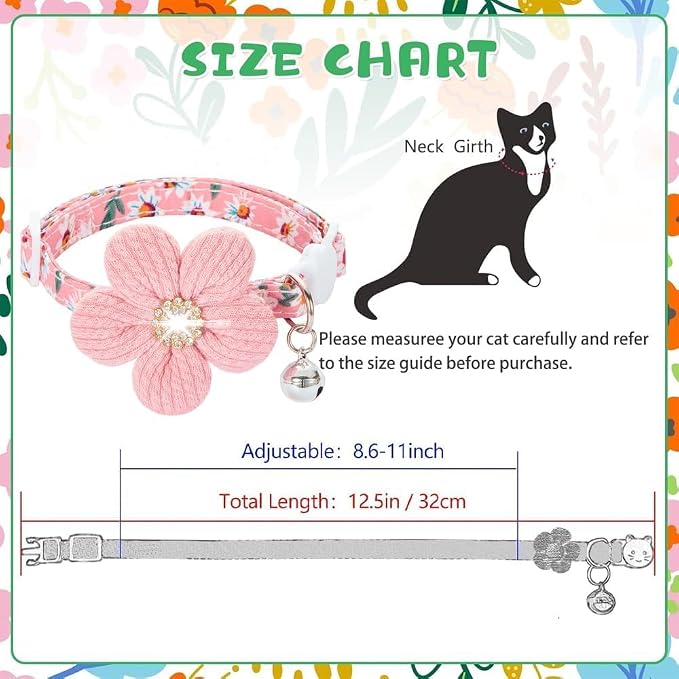 Cat Collar, HYQHYX Breakaway Kitten Collar - Image 6