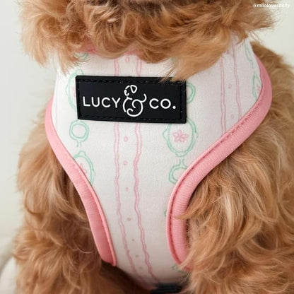 Lucy & Co. Sipping Slowly Reversible Dog Harness, Adjustable Comfort Fit - Image 6