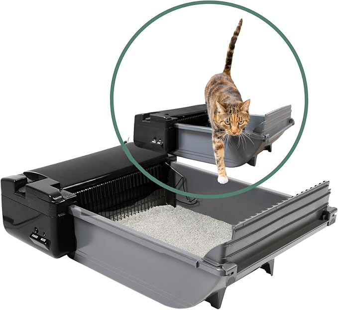 Pet Zone Semi - Self Cleaning Semi Automatic Cat Litter Box - Smart Scoop Cat by PetZone