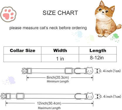 Cat Collar-2 Pack Cat Collars bee & Strawberry Cat Collar Breakaway - Image 7