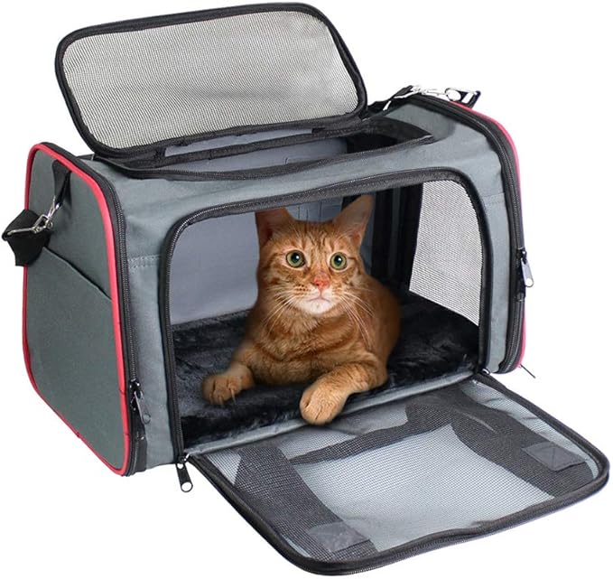 Soft-Sided Kennel Pet Carrier for Small Dogs, Airline Approved Cat Carriers Dog by GOOPAWS
