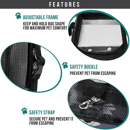 PetAmi Dog Purse Carrier for Small Dogs, Airline Approved Soft Sided Pet Carrier - Image 5