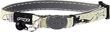Rogz Glowcat Cat Collar with Safety Buckle Kitten/x-Small by Rogz