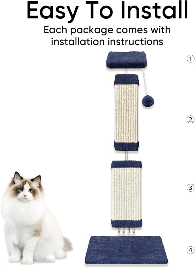 AGYM 32 Inch Cat Scratching Post - Image 4