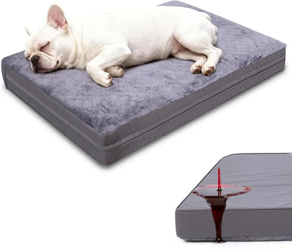 Waterproof Dog Bed for Crate by WAYIMPRESS