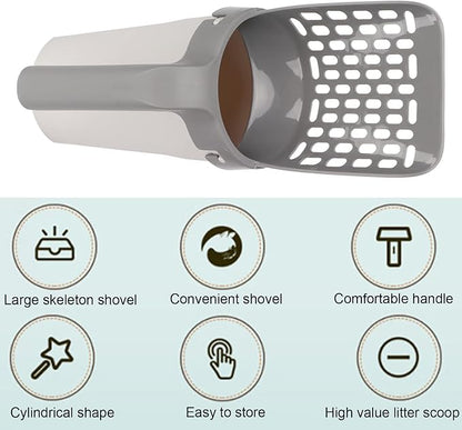 Cat Litter Scoop with Integrated Detachable Deep Shovel – Leakproof Pooper - Image 2