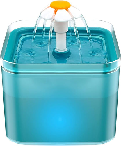 Cat Water Fountain for Drinking: Automatic Dog Bowl Dispenser by AONBOYPETLIFE