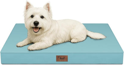 Outdoor Dog Bed for Small Dogs & Cats, Waterproof Dog Crate Mat Orthopedic Egg by TailStories