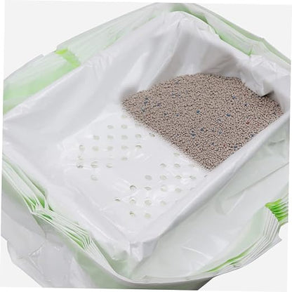 7pcs Cat Litter Filtering Bags Practical Pet Waste -up Pouches Automatic Closure - Image 4