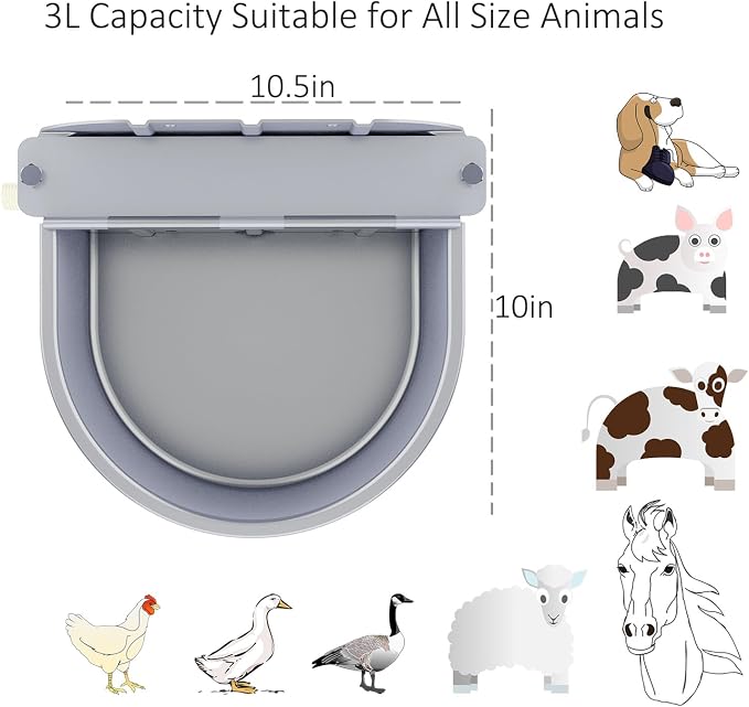 Automatic Water Dispenser for Dog Water Bowl Dispenser Large Size - Image 3