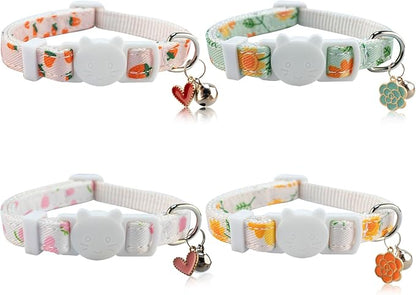 Yizepet Cat Collars with Bells, Breakaway Kitten Collar, Cute Kitty Collar by Yizepet