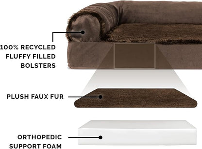 FurHaven Orthopedic Dog Bed & goDog Toy - Image 3