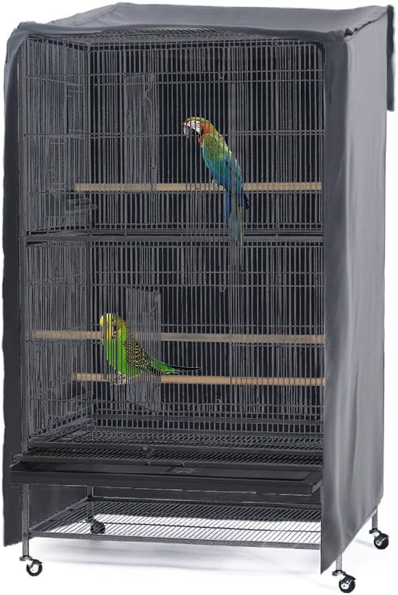 PONY DANCE Pets Product Universal Birdcage Cover Blackout & Breathable Birdcage by PONYDANCE