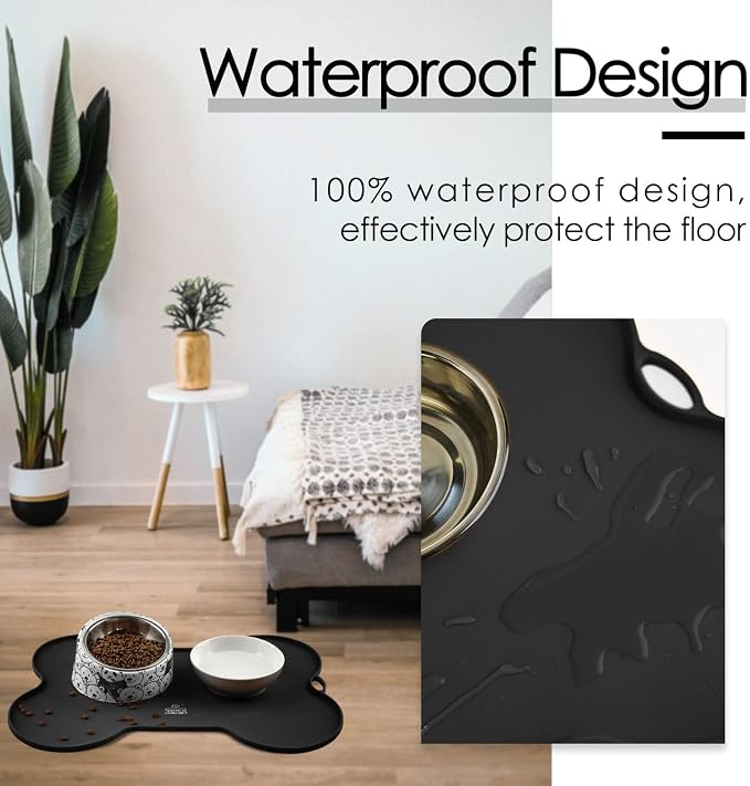 Super Design Dog Food Mat Dog Bowl Mat - Image 3