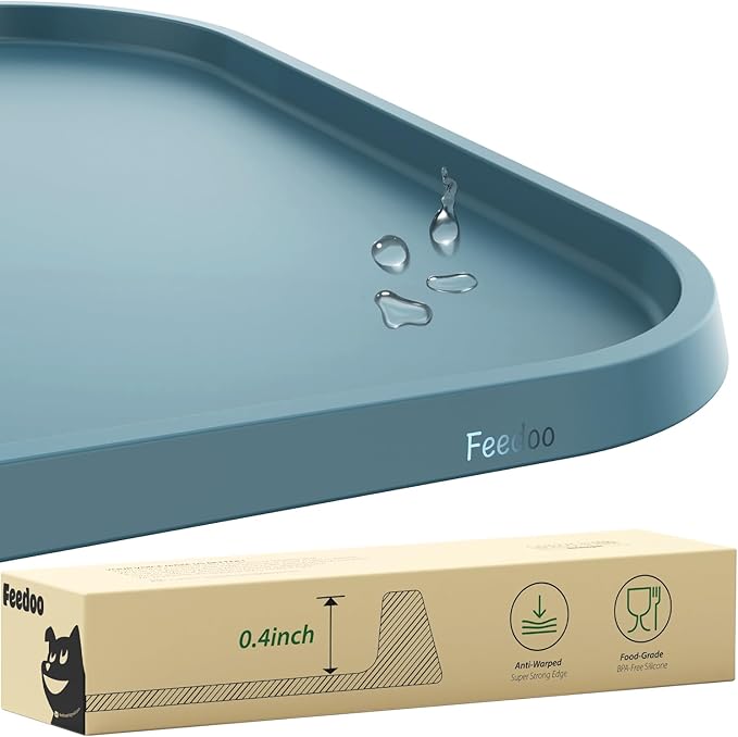 Pet Feeding Mat, Water-Proof Silicone Placement by BestforYourPetsHealth