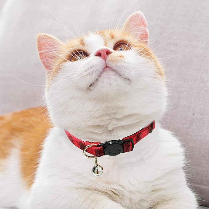 MJIYA Stylish Plaid Cat Collars - Image 5