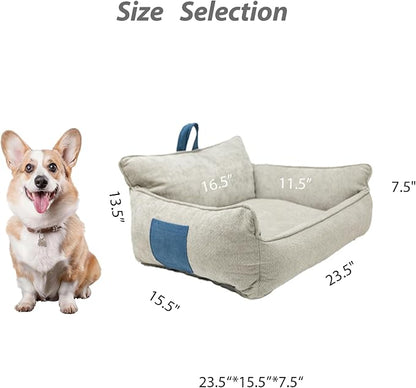 Orthopedic Dog Bed with Memory Foam, Washable Plush Pet Bed - Image 6