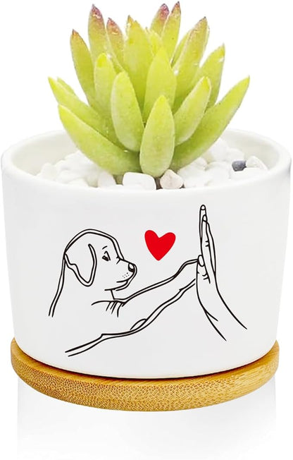 Window Garden Dog Planter Pots, Dog Gifts by Databa