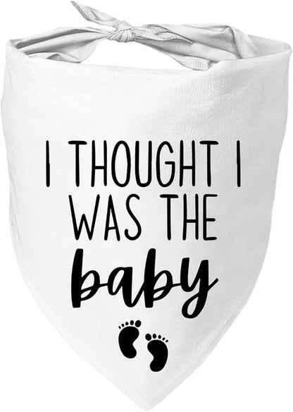 Dog Pregnancy Announcement Bandana by Mixrowa