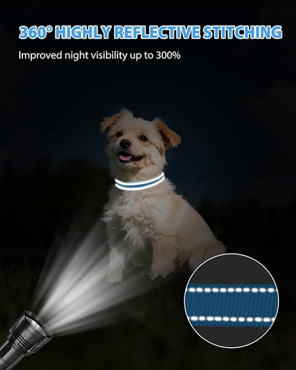 Joytale Small Dog Collar, Reflective and Adjustable Nylon Collar - Image 5