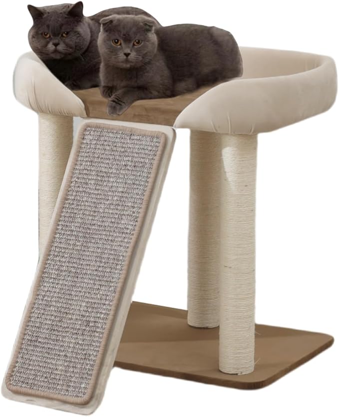 SHENGOCASE Modern Cat Tree Tower, Extra Large Platform Couch Sofa Bed by SHENGOCASE