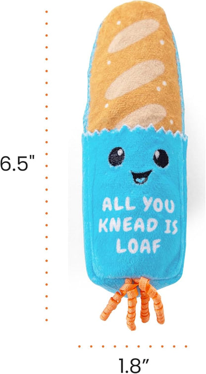 Catstages Loaf Kicker Toy with Catnip and Dental Mesh, Bread Shape, Plush and - Image 8