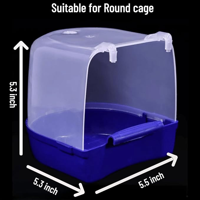 Bird Bath Cage, Cleaning Pet Supplies Bird Bathtub - Image 2