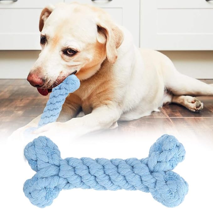 Pet Cotton Rope Biting Chewing Molar Toy, Cartoon Animal Shape & Pure Manual - Image 2