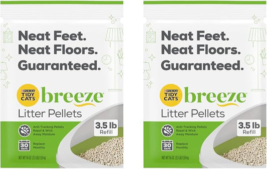 Purina Litter Tidy Cat Breeze Pellets, 3.5 lb, 2 Packs, Limited Edition by Unknown