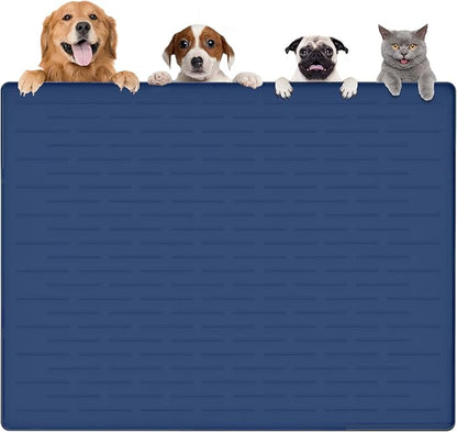 Largest Dog Food Mat, Thinken Waterproof Non-Slip XXXL Pet Feeding Mat by Goldleaf