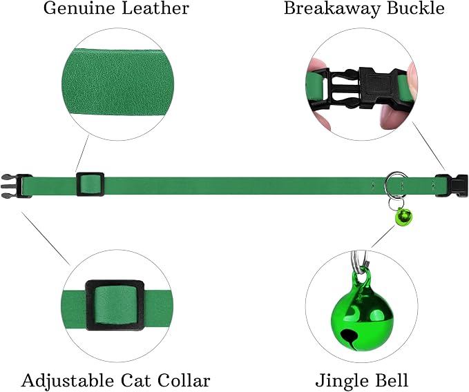 Breakaway Cat Collar Leather - Image 3