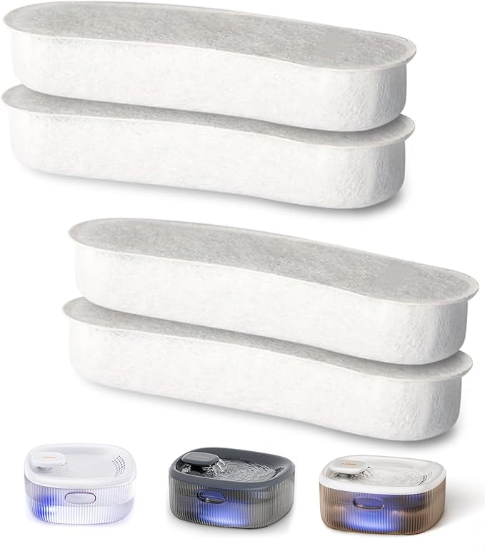 Dog Fountains by WOPET, Large Water Fountain Filter Replacement by WOPET