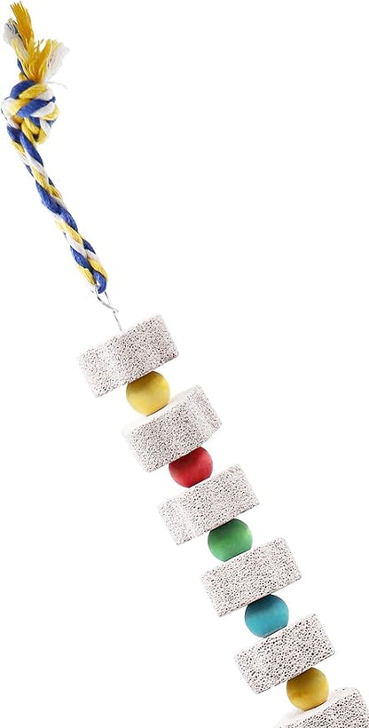 2 Pack 27 Inches Extra Long Bird Chewing Toy, Parrot Beak Grinding Calcium Stone - Image 5