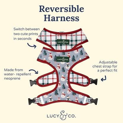 Lucy & Co. Cute Reversible Dog Harness Walking Halter - Image 4