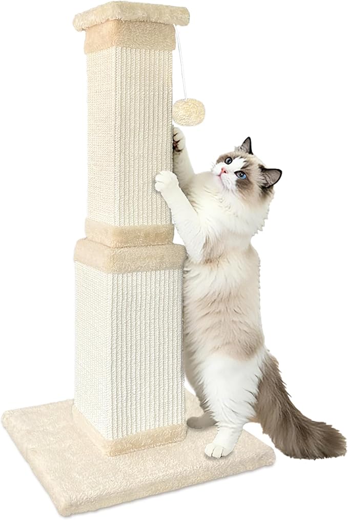 AGYM Cat Scratching Post for Large Cats, Cat Scratcher for Indoor Cats Adults by AGYM