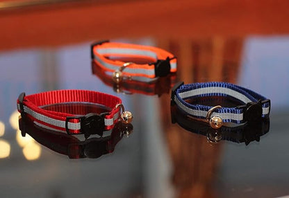 Reflective Cat Collar with Bell, Solid & Safe Collars - Image 7