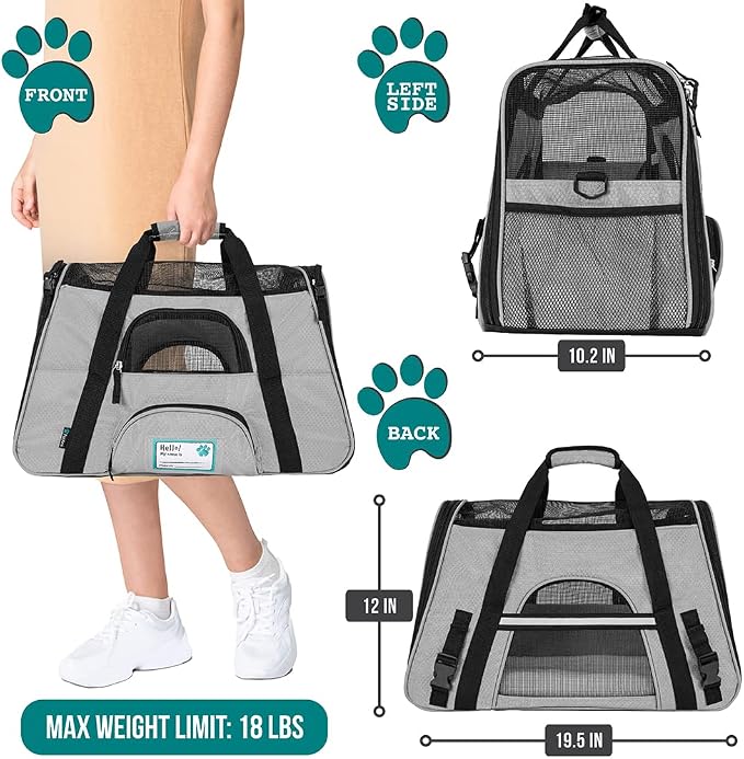 PetAmi Airline Approved Pet Carrier - Image 2